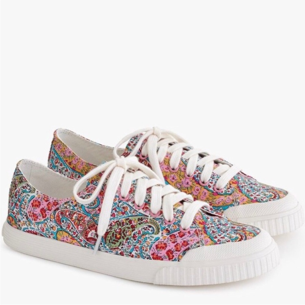 Tretorn J. Crew Marley Floral Shoes